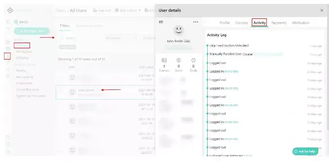 Analytics and Tracking on Podia vs LearnWorlds