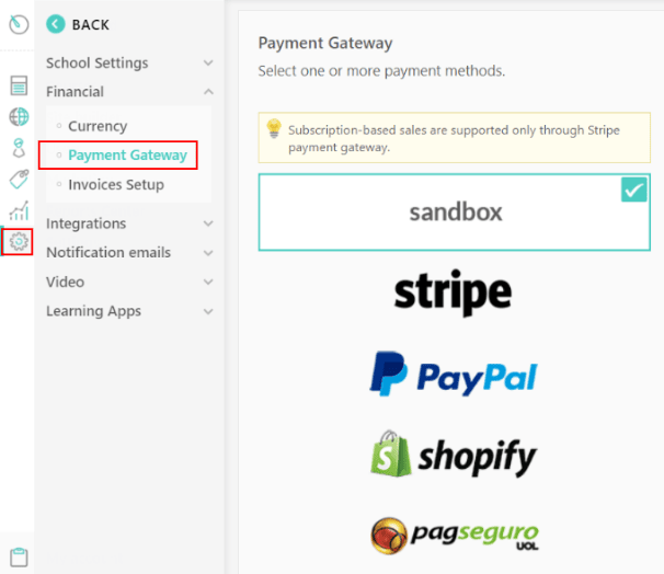 LearnWorlds vs Podia Payment options